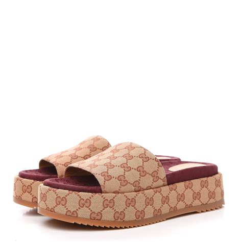 gucci platform sandals cheap|gucci unisex sandals.